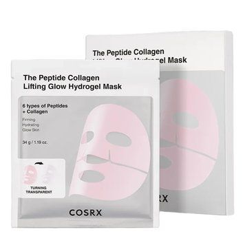 COSRX - Peptide Collagen Glow Hydrogel Mask - Набір гідрогелевих масок з пептидами та колагеном - 34g x 3шт cosrx_26799 фото