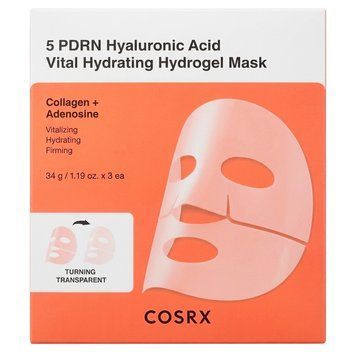 COSRX - 5 PDRN Hyaluronic Acid Vital Hydrating Hydrogel Mask - Набір зволожувальних гідрогелевих масок - 34g x 3шт cosrx_27029 фото
