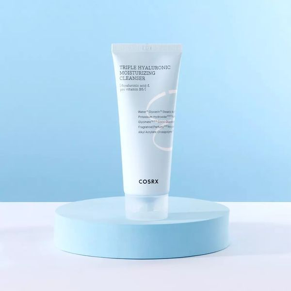Cosrx - Пінка для вмивання з гіалуроновою кислотою - Hydrium Triple Hyaluronic Moisture Cleanser - 150ml Cosrx_4497 фото